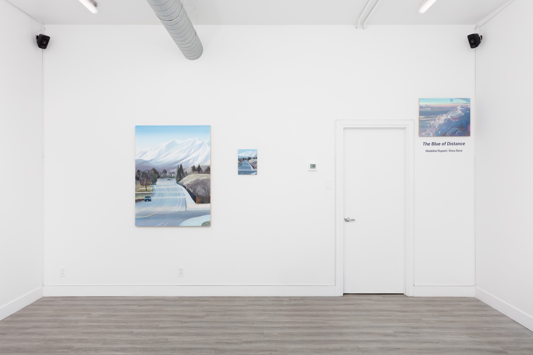 The Blue of Distance — entrance wall