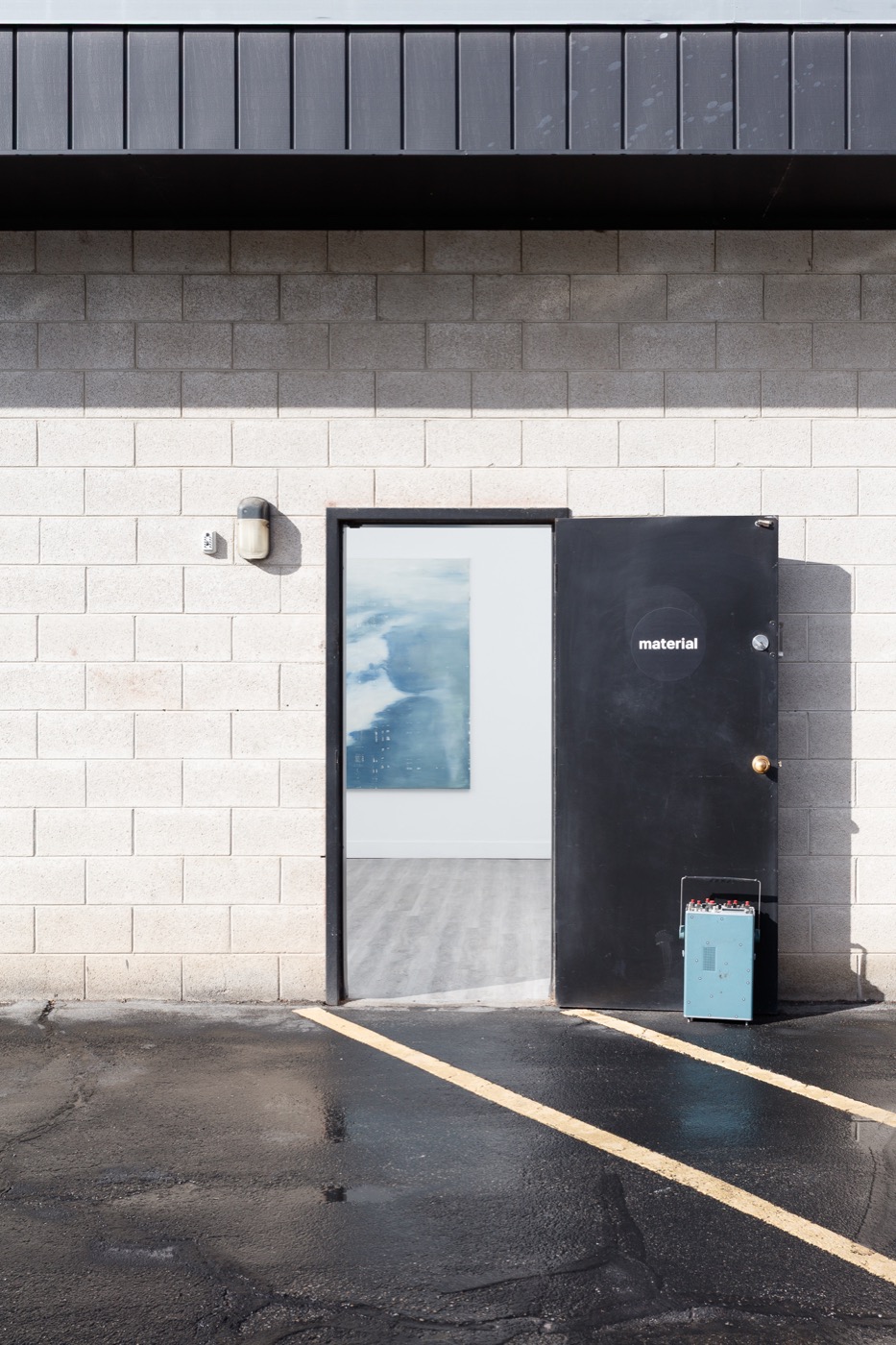 The Blue of Distance — gallery exterior